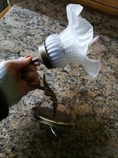 Applique en verre tulipe et