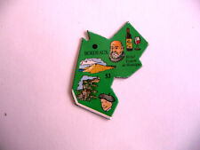 magnet carte de l'europe le gaulois 1995 aimant : bordeaux