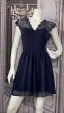 Robe Femme Dentelle Bleu Marine Taille 44 EUR  Robe De Soirée Robe De Cocktail