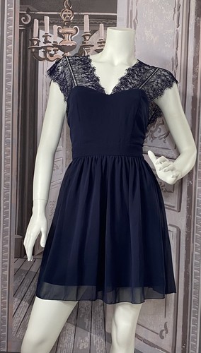 Robe femme dentelle bleu - robe,