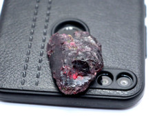 91 Ct Pierre Précieuse Russe Rouge Painite Naturelle Certifiée Rare