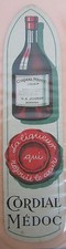 ANCIEN MARQUE PAGES SIGNET PUBLICITAIRE ALCOOL LIQUEUR CORDIAL MEDOC JOURDE / 2