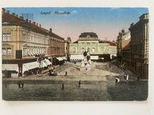 Szeged ( Hongrie ) Klàuzal - tér - Place Klausal . Datée de 1919