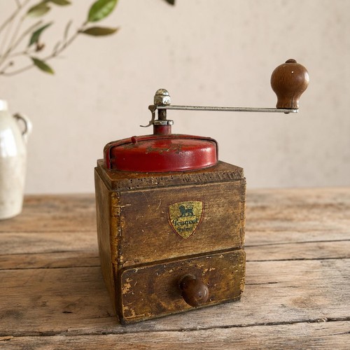 Vintage peugeot coffee grinder - vintage,