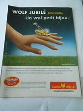 Publicité 2005 Advert Outil