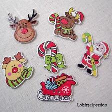 LOT de 6 BOUTONS BOIS