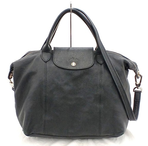Longchamp pliage cuir - longchamp, handbag