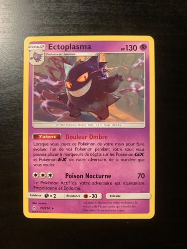 Carte pokémon ectoplasma - carte, :