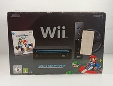 CONSOLE NINTENDO WII NOIRE MARIO KART WII PACK PAL-EURO (NEUF (PACK DESCELLE) - 