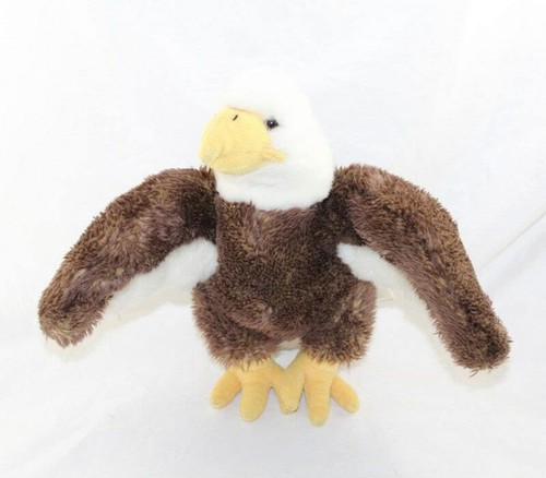 Peluche aigle lascar marron - aigle,