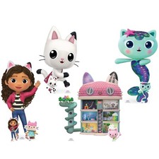 Gabby's Maison de Poupées Officiel Carton Découpe Set 4 Avec 5 Gratuit Mini Kit