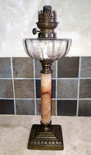 Lampe pétrole colonne - lampe,