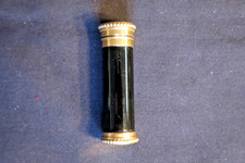 Ancien Vaporisateur à Parfum "Le Kid" - métal doré ET LAC NOIR