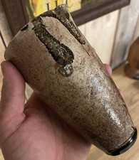 Creuset Vase Céramique Grès Primitif Primitive Ceramic Vintage Ancien