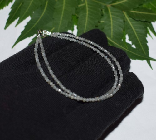 925 argent rond labradorite