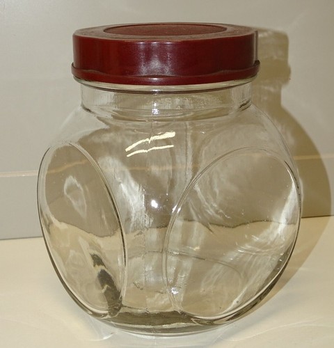 Ancien pot bonbons verre - pot, a