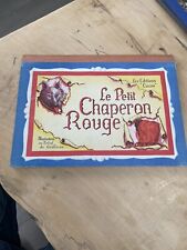 Ancien livre d'enfant en relief système Lucos le petit chaperon rouge