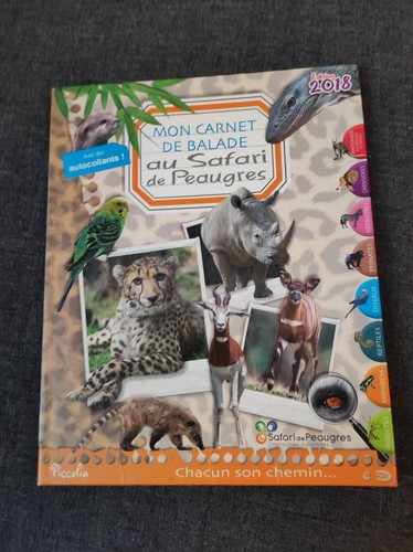 Mon carnet balade safari - mon, au