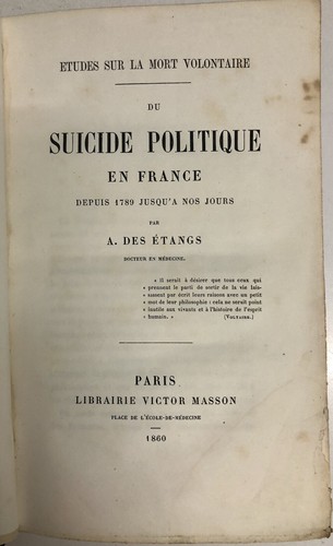 Suicide politique france - du,