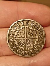 Monnaie rare espagne 2 réales 1754 Ferdinand VI