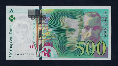 France 500 francs - france, 1995