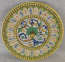 MAGNIFIQUE ASSIETTE EN FAÏENCE DE  BLOIS ULYSSE BESNARD 19 EME