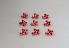 BOUTONS - LOT DE 9 -  AVION -