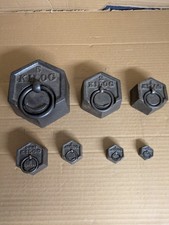 Série 7 poids en fonte pour