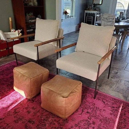 Set new leather moroccan - set,
