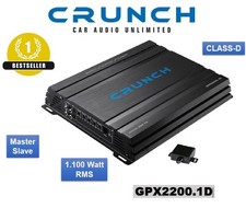 Amplificateur de puissance Crunch GPX 2200.1D numérique mono 1 canal...