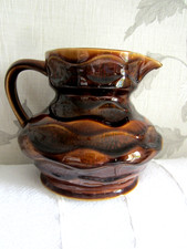 SARREGUEMINES ANCIEN PICHET BROC POT CRUCHE en FAIENCE ART DECO 1920/1930