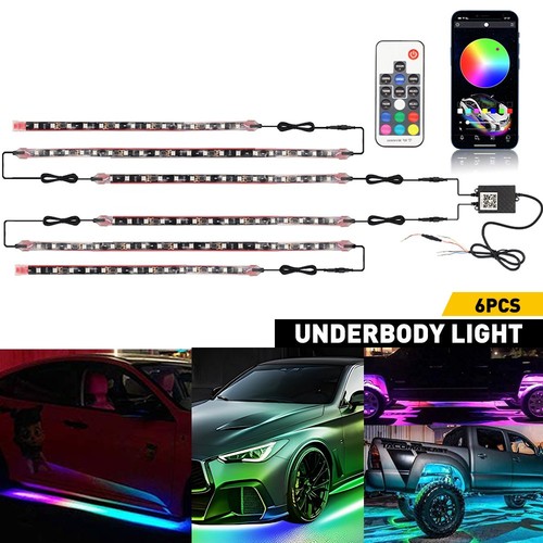 Led rgb under strip - 6x,