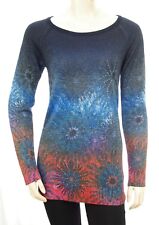 DESIGUAL JERS BASIC CARLIN bleu dégradé pull femme 17WWJF67 5001 taille XS