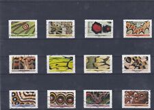FRANCE 2020 EFFETS PAPILLONS  SERIE COMPLETE DE 12 TIMBRES OBLITERES