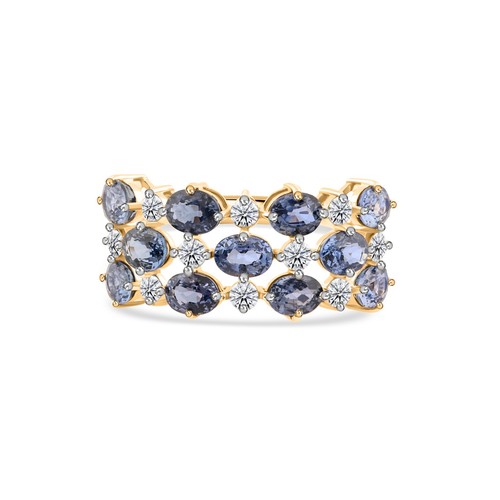 Bijou bague saphir bleu
