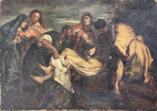 Tableau ancien HST "Mise au