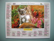 ANCIEN CALENDRIER ALMANACH DES