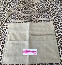 FRENCH 1950s WAIST APRON~GARDENING / BARTENDER~METIS LINEN~MADE IN FRANCE~UNWORN