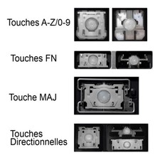 Touche de Clavier Français pour HP ProBook 450 G3 G4 / 455 G3 G4 / 470 G3 G4