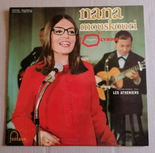 NANA MOUSKOURI à l'Olympia LP 33T 1967 France FONTANA 885.527 Athéniens vynil EX