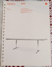 fiche publicité knoll table 4316 de warren platner table de telephonne 4390