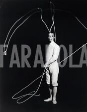 Photo de presse vintage Clôture Edward Mangiarotti Olympien Italien tirage