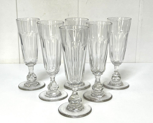 Flutes champagne anciennes - 6,