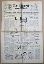 Le CANARD ENCHAINE numéro
