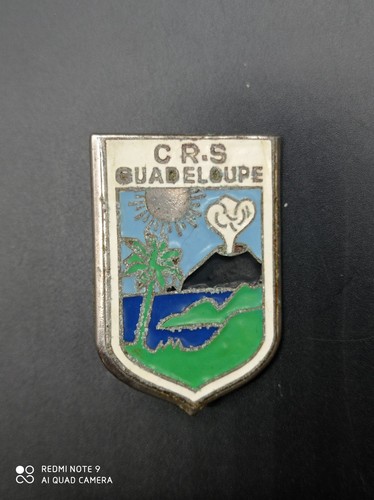 Ancien insigne police - ancien, crs