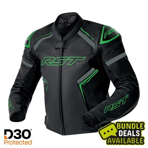 Blouson moto cuir homme - , rst