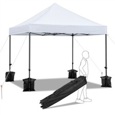 Tonnelle de Jardin 3x3m Pliante Pavillon Tente Gazebo Auvent Portable Pop Up