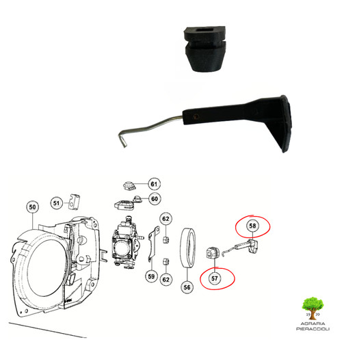 Levier air avec - air, guide