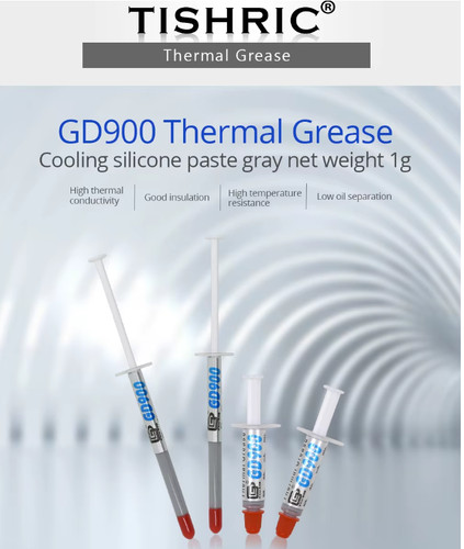 Pâte thermique gris gd900 - gris,