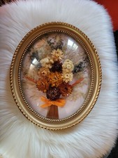 CADRE OVALE VINTAGE FLEURS